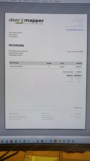 2x DEERMAPPER Wildkamera 4G Profi-Set inkl. Solarpanels Bild 5