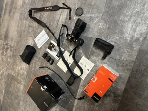 ovp SONY a7r kamera dslr spiegelreflex body m 3 orig. Akkus und zubehör optional zeiss 55mm f1.8 