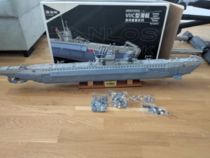 Panlos 628011 Klemmbausteine - Deutsches U-Boot aus dem 2. Weltkrieg (aufgebaut)