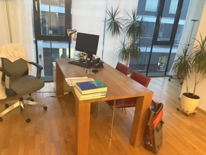 Schreibtisch Massivholz Eiche B 80 cm, Länge 180 cm zu verkaufen