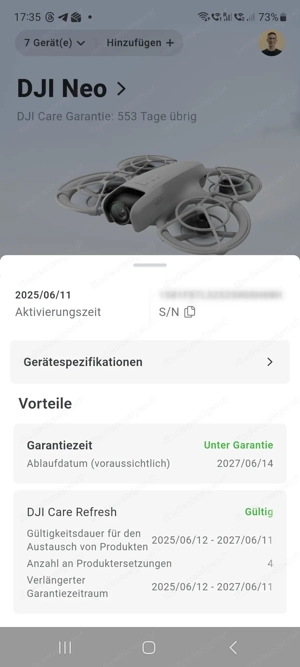 DJI Neo Drohne mit viel Zubehör Bild 10