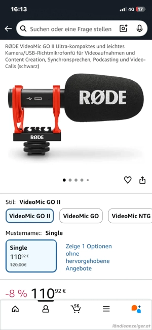 Rode VideoMic GO 2 in TOP Zustand Bild 4