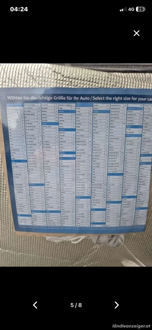 Hagelschutzplane, Auto Abdeckplane Bild 4