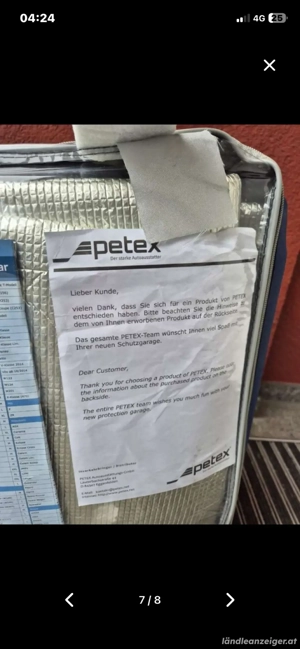 Hagelschutzplane, Auto Abdeckplane Bild 3