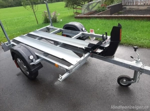 Vermiete Motorrad Anhänger 