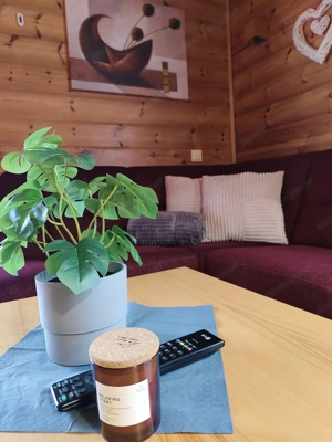 Eckcouch, weinrot, gut erhalten Bild 4