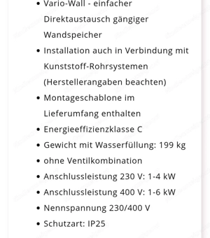 *NEU* AEG 150L Boiler   Hängespeicher incl. Anschlussgarnitur Bild 4