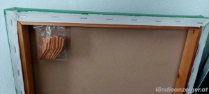 Buddha Bildnis mit sehr schönen Farben Größe 40 x 40 x 4 cm Bild 3