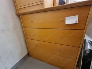 Kommode mit vier Schubladen, Buche Bild 2