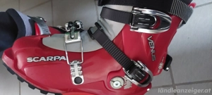 Scarpa Venus Damen Touren Ski Schuh Gr. 37 rot (270mm) Made in Italy! Bild 4