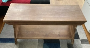 Holzbank natur Bild 2