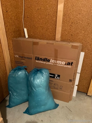 10 Umzugskartons + Luftpolsterfolie