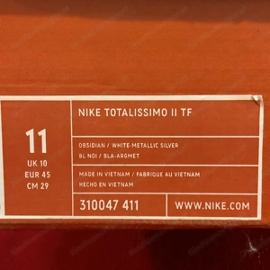 Fußballschuhe NIKE, Gr. 45   UK 10 Herren, blau-silber, wenig genutzt Bild 5