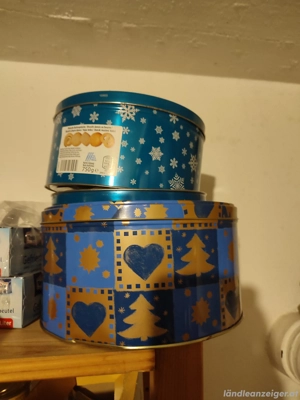 Keksdosen aus Blech  Bild 2