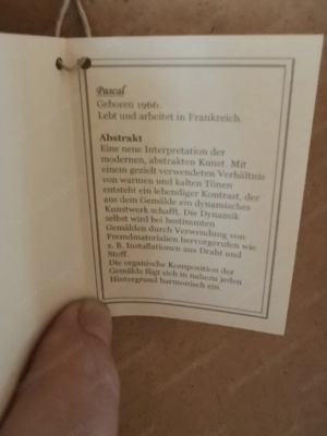 Unikatgemälde, hochwertig, in verschiedenen Blautönen Bild 5