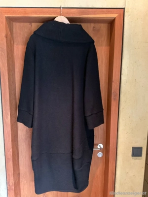Mantel, 100% Wolle, schwarz Bild 2