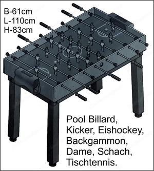Multifunktionaler Spieltisch TCM Bild 2