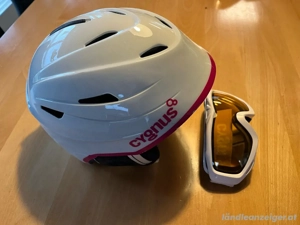 Skihelm mit Skibrille Bild 2