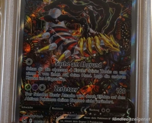 2022 Pokemon Giratina V Alt Art deutsch Verlorener Ursprung PSA 9 Bild 3