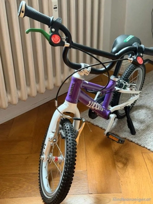Woom 2 lila - Kinderfahrrad Top Zustand Bild 3