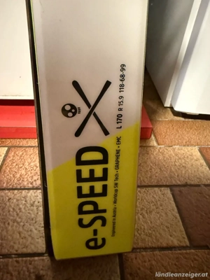 HEAD e-Speed Ski   170 cm   mit Original-Unterschrift von Johannes Strolz! Bild 5