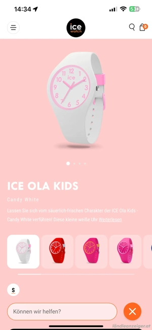 ICE OLA Watch in Candy- White Bild 2