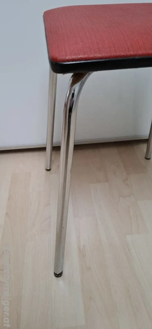 Vintage Stahlrohr HOCKER Bild 4