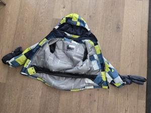 Skianzug komplett mit Fäustlingen Gr 140 Bild 3