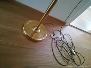 Vintage Stehlampe Messing  Bild 3