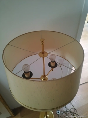 Vintage Stehlampe Messing  Bild 4