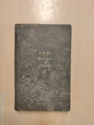 Antikes Buch Büchlein - Wiedersehen im Jenseits