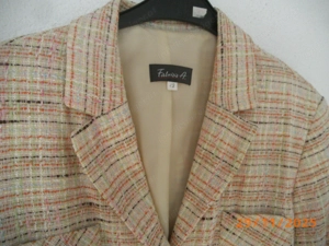Damenblazerjacke Marke Falrizio A. Gr. 42 Baumwollmischung Bild 3