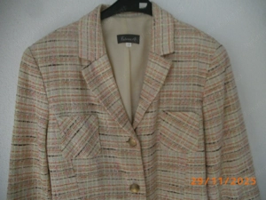 Damenblazerjacke Marke Falrizio A. Gr. 42 Baumwollmischung Bild 7