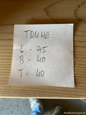 alte Truhe, Kiste Bild 3