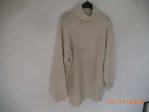 DAMENROLLKRAGENPULLOVER Mischgewebe GR 42 M Elfenbein Zustand Sehr gut "Sekond Hand" Bild 4