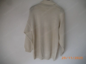 DAMENROLLKRAGENPULLOVER Mischgewebe GR 42 M Elfenbein Zustand Sehr gut "Sekond Hand" Bild 3