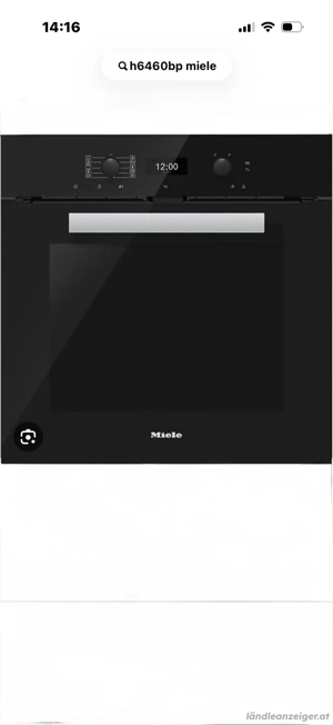 Miele Backofen H6460 BP, schwarz Bild 2