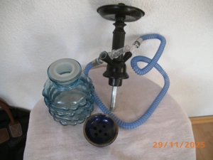 Wasserpfeife in blau