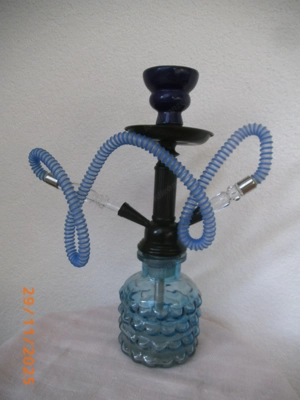 Wasserpfeife in blau Bild 3