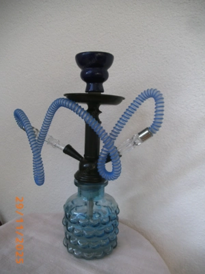 Wasserpfeife in blau Bild 6
