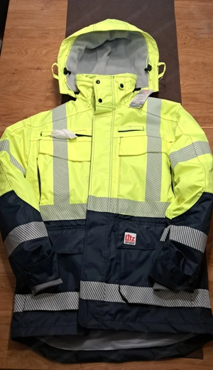 Ebike, Fahrrad, Signaljacke, Warnschutz, Arbeitsjacke, Winterjacke, Wasserfest, Litz 