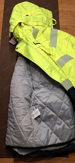 Ebike, Fahrrad, Signaljacke, Warnschutz, Arbeitsjacke, Winterjacke, Wasserfest, Litz  Bild 3