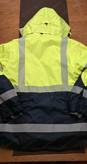 Ebike, Fahrrad, Signaljacke, Warnschutz, Arbeitsjacke, Winterjacke, Wasserfest, Litz  Bild 2
