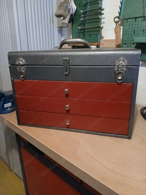 Werkzeugwagen mit aufsetzbarem Werkzeugkoffer - sehr guter Zustand Bild 3