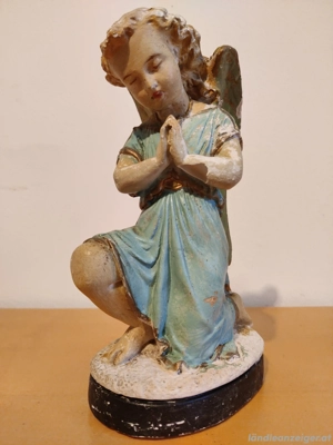 Gipsfiguren - Engel und Frau (Vintage) Bild 3