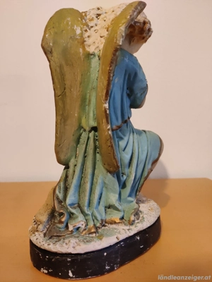 Gipsfiguren - Engel und Frau (Vintage) Bild 2