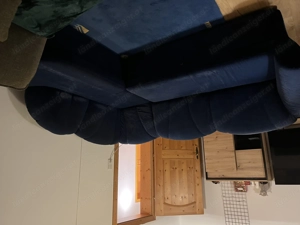 Sofa - blau - guter Zustand Bild 3