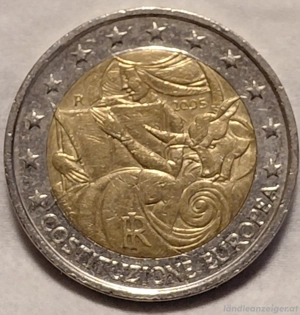 2 Euro Gedenkmünze Italien 2005