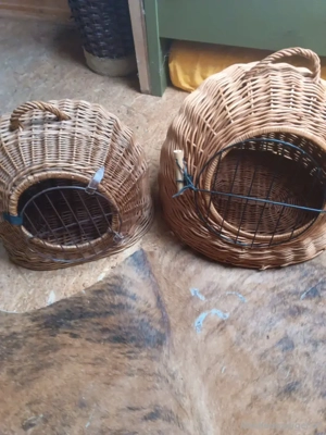 Katzenkörbe Weide. Bild 4