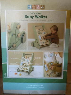 Little Dutch Laufwagen, Baby Walker mit Activity Spielboard Bild 3